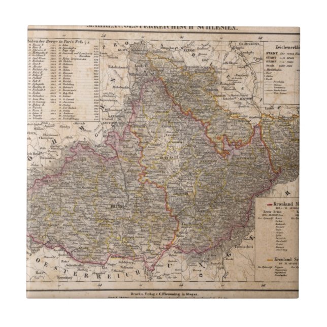 Tschechische Republik Fliese (Vorderseite)