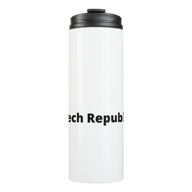 Tschechische Republik Fußball Thermosbecher (Vorderseite)