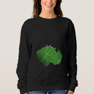 Tschechische Republik Fußballgericht Sweatshirt
