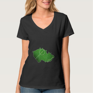 Tschechische Republik Fußballgericht T-Shirt