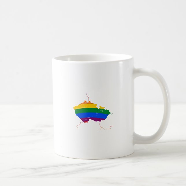 TSCHECHISCHE REPUBLIK-GAY PRIDE KAFFEETASSE (Rechts)