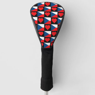 Tschechische Republik Golf Lover Herzstück Muster Headcover