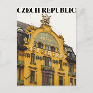 Tschechische Republik Grand Hotel Europa Postkarte