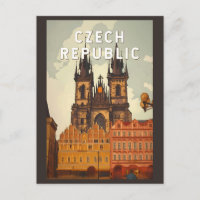 Tschechische Republik Illustration Reise Kunst Vin