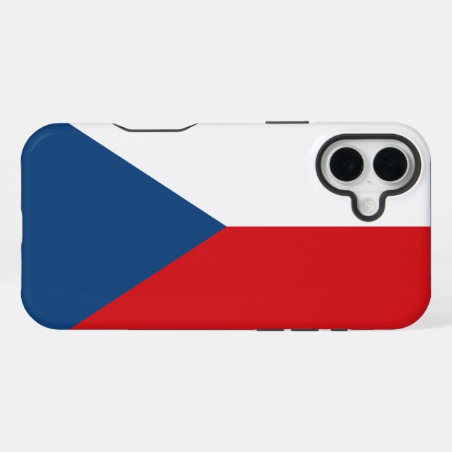 Tschechische Republik iPhone Hülle (Rückseite (Horizontal))