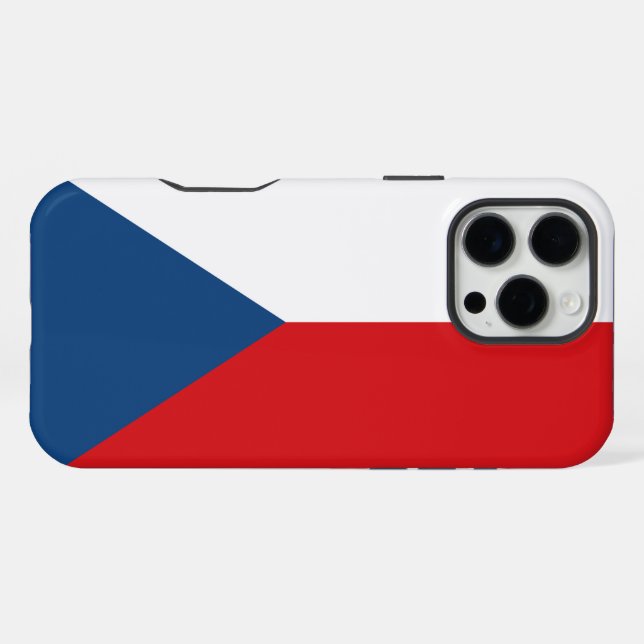 Tschechische Republik iPhone Hülle (Rückseite (Horizontal))