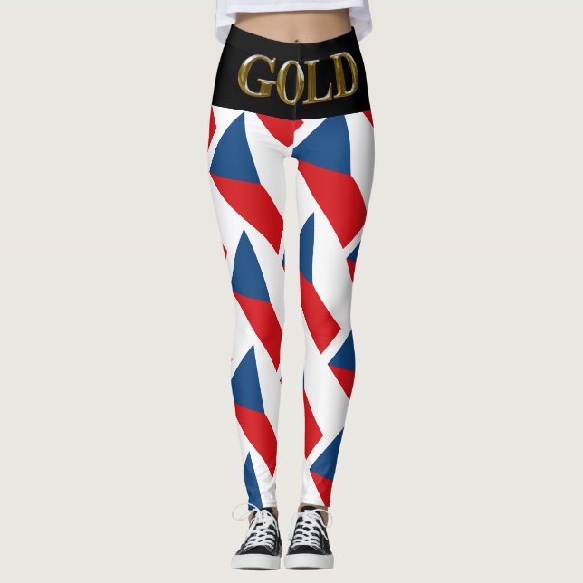 TSCHECHISCHE Republik Leggings (Vorderseite)
