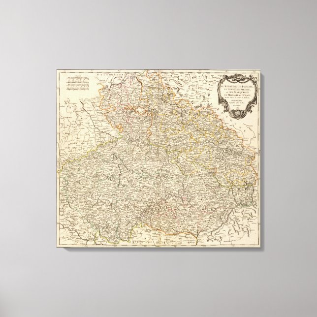 Tschechische Republik Leinwanddruck (Vorderseite)