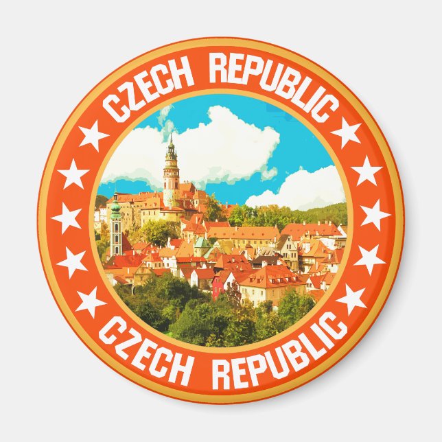 Tschechische Republik Magnet (Vorne)