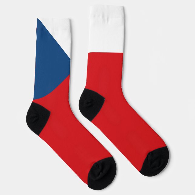 Tschechische Republik Nationalflagge Tschechien Pa Socken (Rechts)
