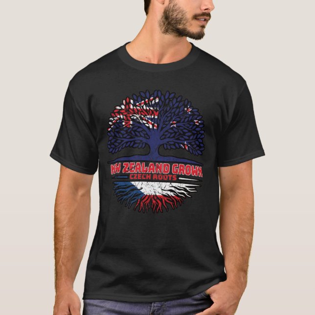 Tschechische Republik Neuseeland Neuseeland T-Shirt (Vorderseite)