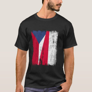 Tschechische Republik Polen Halbflagge Tschechisch T-Shirt