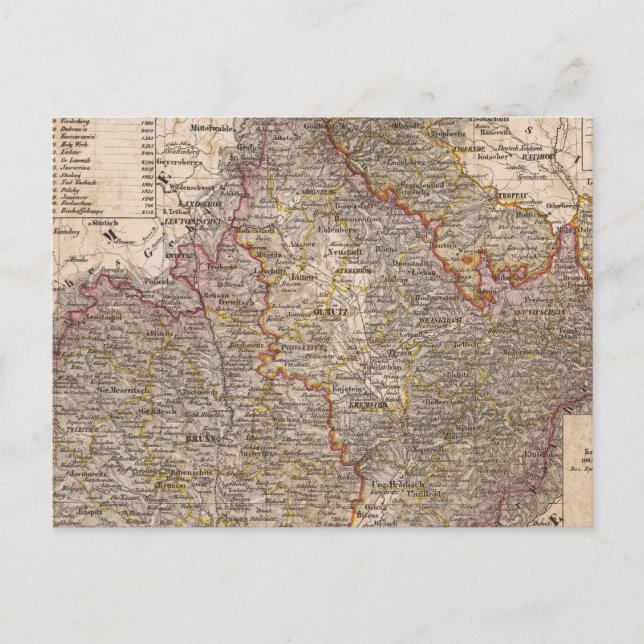 Tschechische Republik Postkarte (Vorderseite)