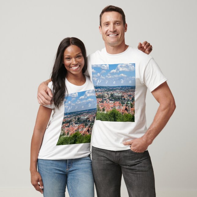 Tschechische Republik. Prag. Atemberaubende Sicht  T-Shirt (Unisex)