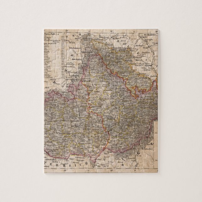 Tschechische Republik Puzzle (Vertikal)