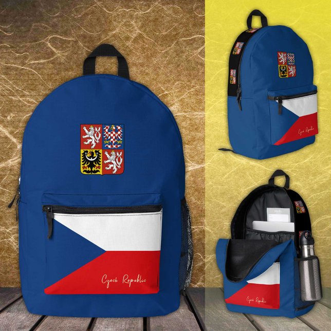Tschechische Republik, Rucksack, Tschechische Flag Bedruckter Rucksack (Von Creator hochgeladen)