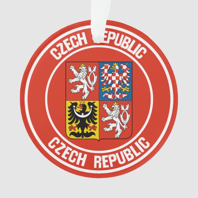 Tschechische Republik - RundEmblem Ornament (Vorderseite)