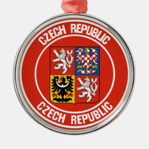 Tschechische Republik - RundEmblem Ornament Aus Metall