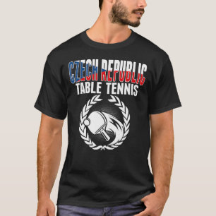 Tschechische Republik Tischtennis Tschechisches Pi T-Shirt