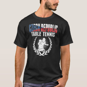Tschechische Republik Tischtennis Tschechisches Pi T-Shirt