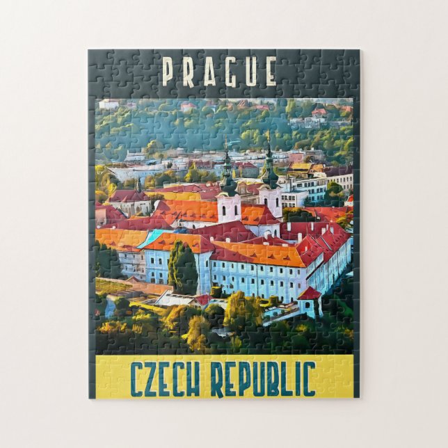 Tschechische Republik Tourismus-Poster Puzzle (Vertikal)
