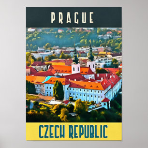 Tschechische Republik Tourismusplakat Poster