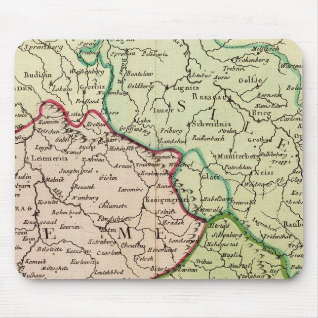 Tschechische Republik und Polen Mousepad (Vorne)