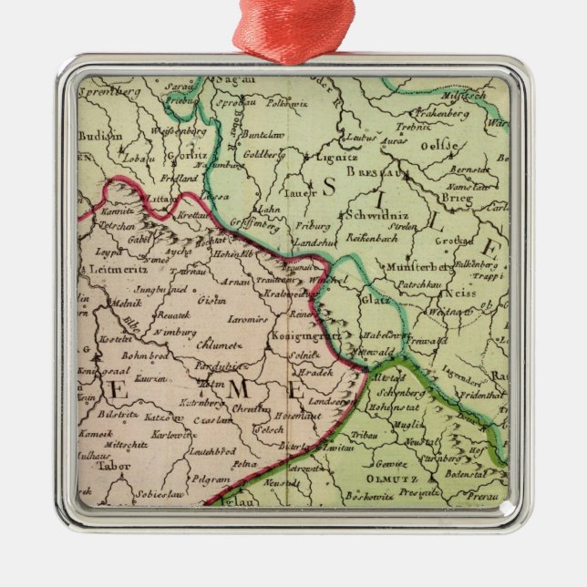 Tschechische Republik und Polen Ornament Aus Metall (Vorne)