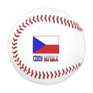 Tschechische Republik und Tschechische Flagge Pers Baseball