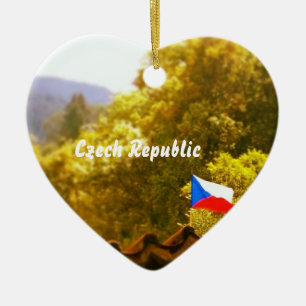 Tschechische Republik-Verzierung Keramikornament