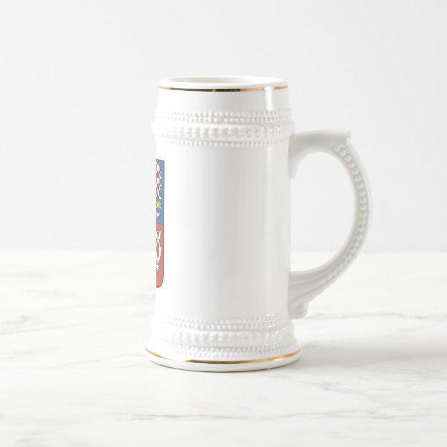 Tschechische Republik-Wappen Bierglas (Rechts)