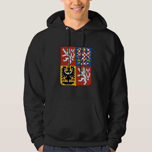 Tschechische Republik-Wappen CZ Hoodie (Vorderseite)
