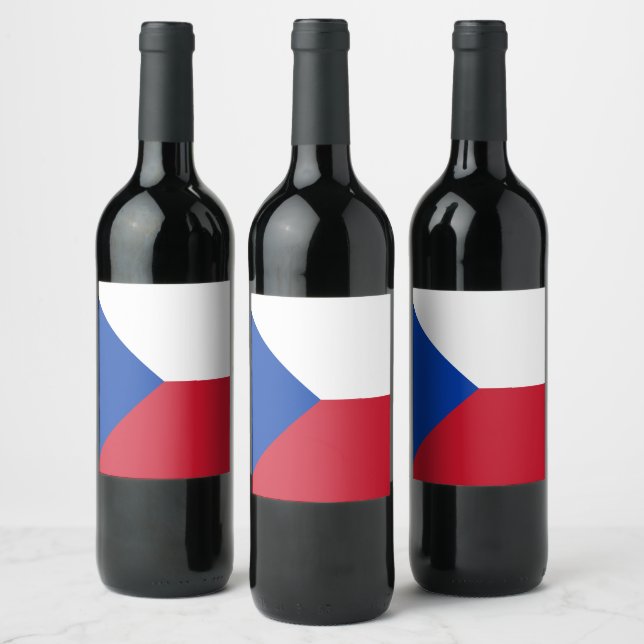 Tschechische Republik Weinetikett (Flaschen)