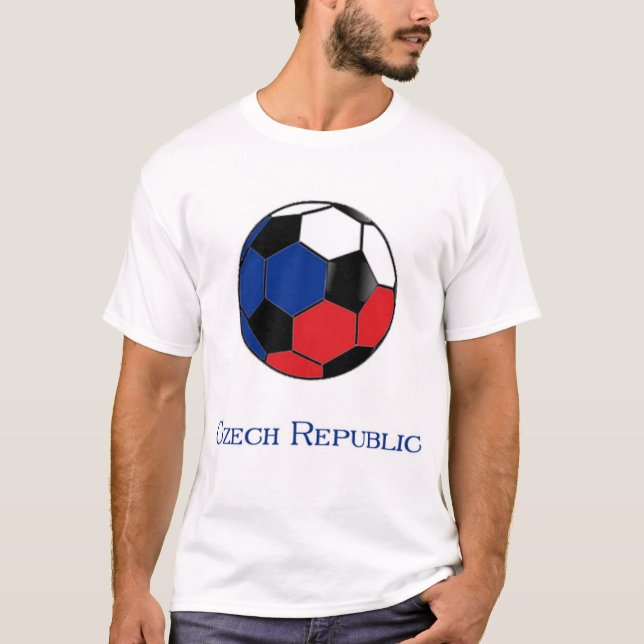 Tschechische Republik-Weltmeisterschaft-Fußball-T T-Shirt (Vorderseite)