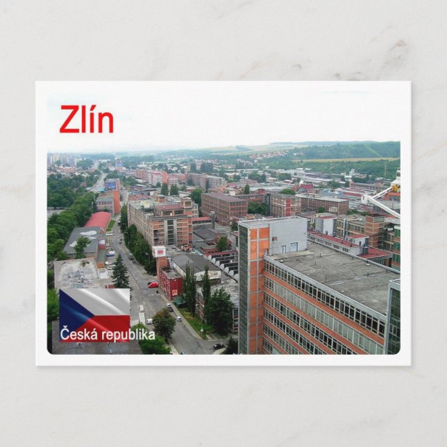 Tschechische Republik - Zlin - Postkarte (Vorderseite)