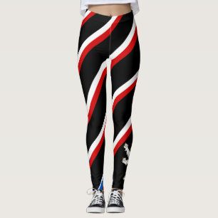 Tschechische Streifenflagge Leggings