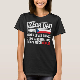 Tschechische Vater Roots Tschechische Republik Her T-Shirt