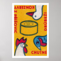 Tschechischer Geflügel-Streichholzschachtel-Kunstp
