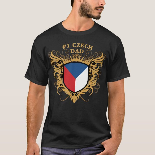 Tschechischer Vater der Nr.-eine T-Shirt (Vorderseite)
