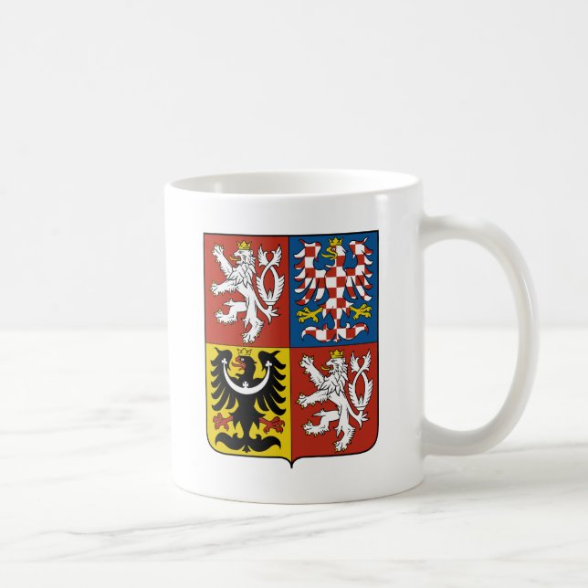 tschechisches Emblem Kaffeetasse (Rechts)