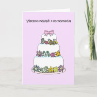 Tschechisches Glück zum Geburtstag Stilvoller Kuch