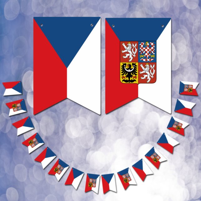 tschechisches Party, Tschechien, Emblem-Banner /Ho Wimpelkette (Von Creator hochgeladen)