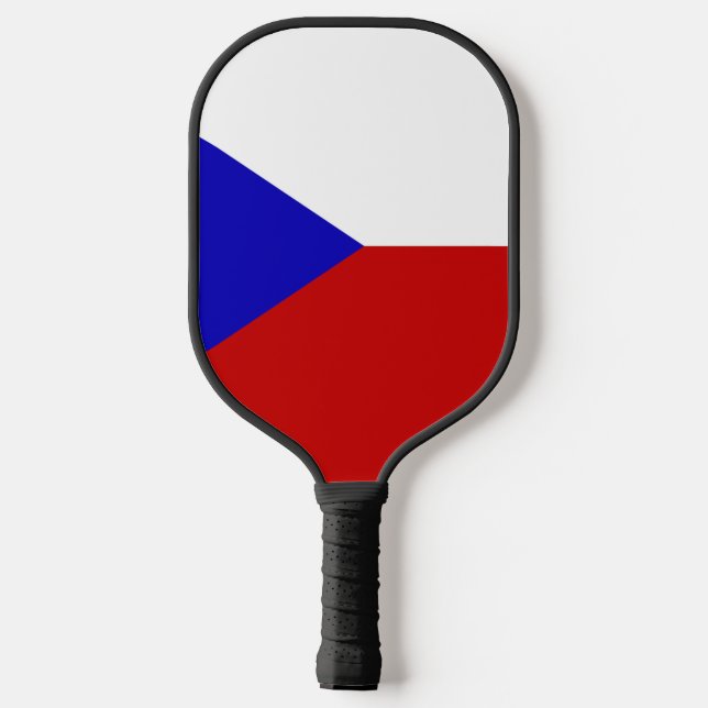 tschechisches Wappen Pickleball Schläger (Rückseite)