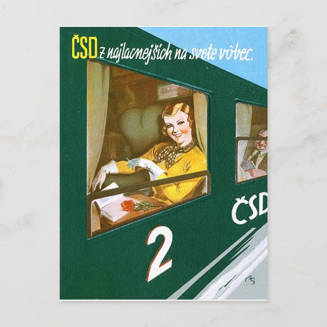 Tschechoslowakei für alle Jahreszeiten, Jahrgänge Postkarte (Vorderseite)