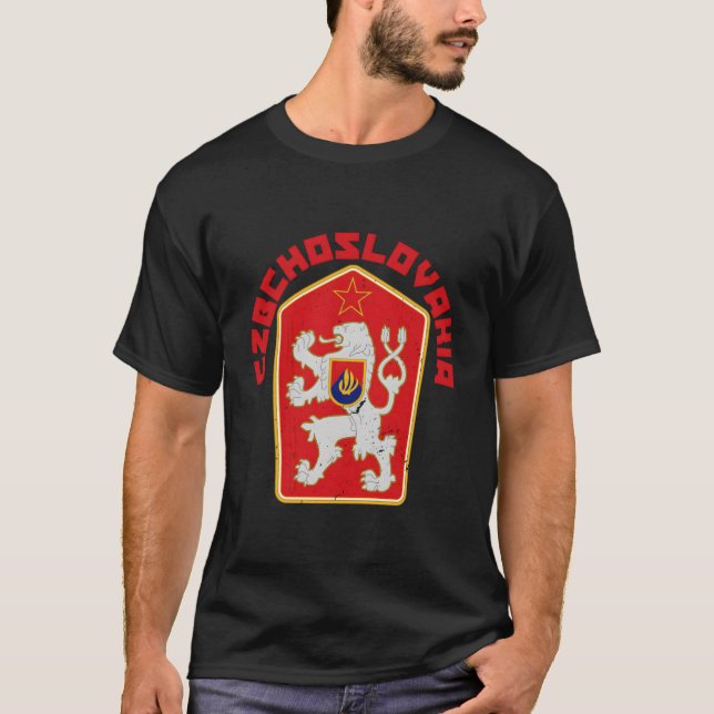 Tschechoslowakei Tschechische Slowakische Republik T-Shirt (Vorderseite)