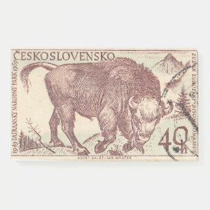 Tschechoslowakische Briefmarke Tatra-Nationalpark Post-it Klebezettel