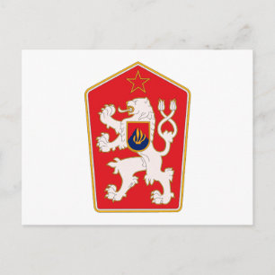 Tschechoslowakische Wappen 1960 Postkarte