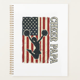 Tscheer Papa USA Flag Vintage Cheer Design_1 Planer