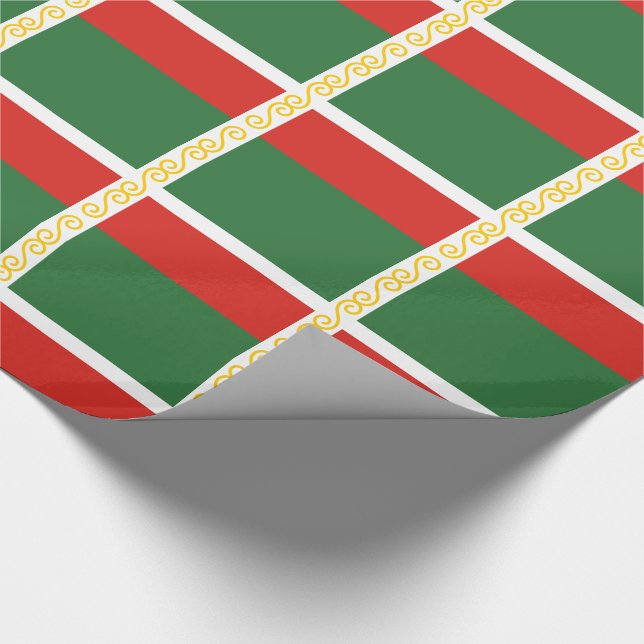 Tschetschenien-Flagge Geschenkpapier (Ecke)