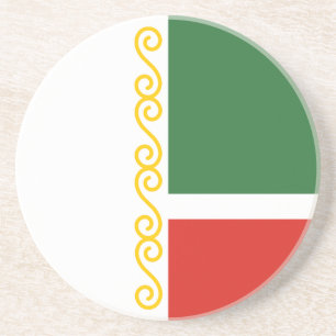 Tschetschenien-Flagge Getränkeuntersetzer